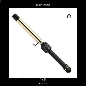 Professional Black and Gold Curling Iron.1” inch.